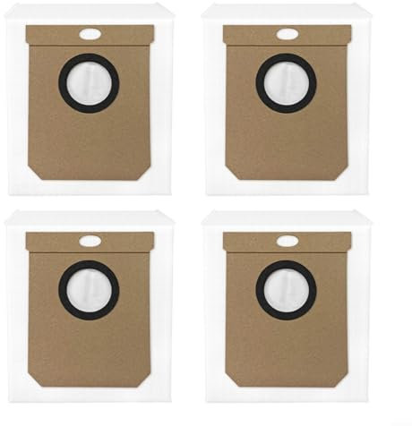 Gettimore Staubsaugerbeutel für Conga, 2299 Ultra 2499 7490, Zubehör für Kehrmaschine, Staubsaugerbeutel, Stoffbeutel (4 Stück)