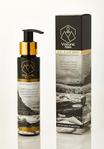 OlivieNatural Beauty! Körper- und Haarölserum mit Vulkanlava-Extrakt