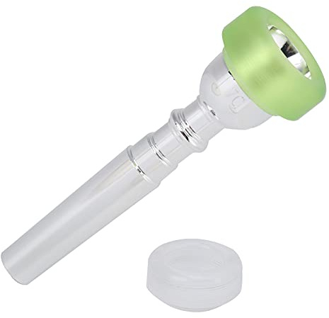 Miskall trumpetmunstycke, 9,8 mm 7C trumpetmunstycke med hölje Silvering Universal musikinstrumenttillbehör för nybörjare, professionella spelare