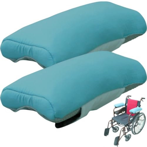 Ymxygz 2pcs Elderly Wheelchair Armrest Pad Mobility Scooter Elbow Pillow Tray Soft Cushion Memory Foam Arm Stabilizer Accessories