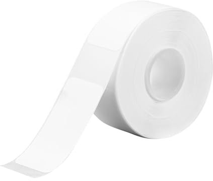 Parthan 160 Stück Etikettenhersteller Band, 14x40mm Etiketten Thermodrucker, Kompatibel mit Thermodruckern für Bürobedarf, Etiketten für Drucker Etikettierband Weiß