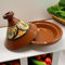 Tajine XL 35 cm en terre cuite peinte à la main - Casserole traditionnelle marocaine/tunisienne + Ebook gratuit 1404251107