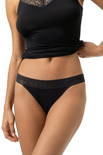 Mey Damen String mit Spitze Serie Modal Lace | Zeitloses Design, Mit elastischem Spitzenbund, Ohne Seitennähte, Weicher Griff, Baumwolleinsatz, Gr. XS-XXL
