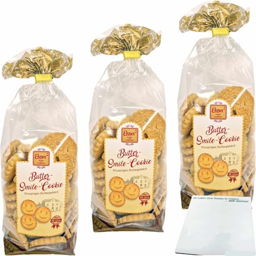 usy Bundle für Esser Butter-Smile-Cookie 3er Pack (3x250g Beutel) + usy Block