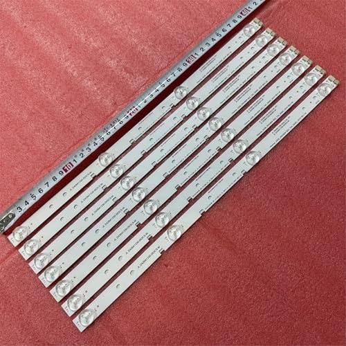 Bande de rétroéclairage LED pour Hisense (modèles 43H7C, 43H7C2, H43N5300 et 43CU6100) Sharp LC-43N6100U, 43N610CU, 43N4000M, 43N4000U 43P7000U)(5 Kit For 5 TV)