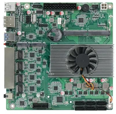 Compatibilità Scheda madre Fit For NAS N100 6* SATA3.0 4X Intel I226 2.5G Mini ITX DDR5 17x17CM 2* M. 1XPCIE for router software, server di archiviazione fai da te