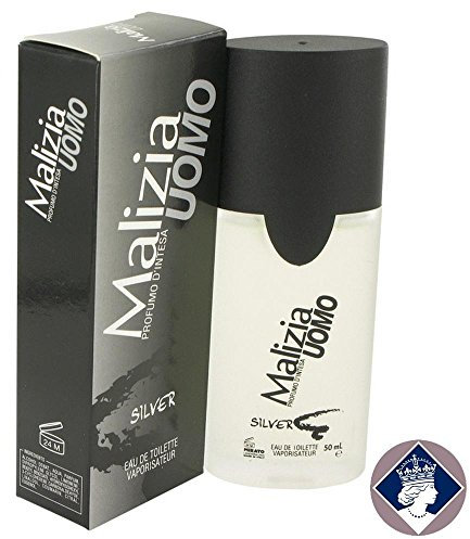 MALIZIA uomo SILVER Parfum Eau de Toilette 50ml EdT vapo