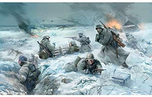 Zvezda - 1/35 Deutsche Infanterie Winter 1941/42 - Plastik-Modellbau - Maßstab: 1:35