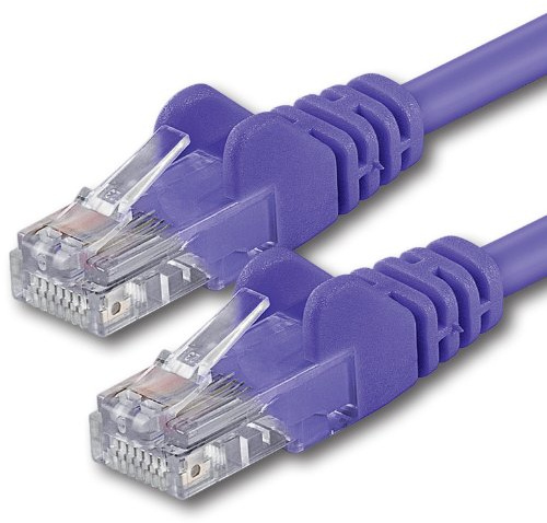 1aTTack.de 5m - purple - 1 piece - CAT.6 CAT6 Ethernet LAN network cable 1000 Mbit/s patch cable