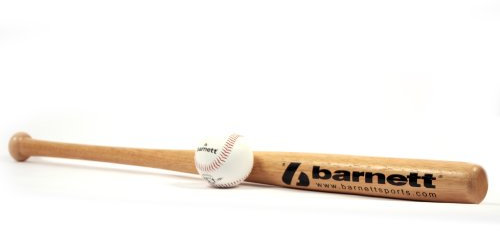 barnett BBWO-1 Baseball Set, Schläger & Ball, Senior, Holz, (BB-W 32, TS-1)