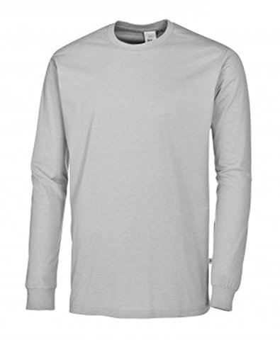 BP 1621-171-51-3XL Unisex-T-Shirt, 1/2 Ärmel, Rundhals, Länge 70 cm, 180,00 g/m² Stoffmischung, hellgrau, 3XL