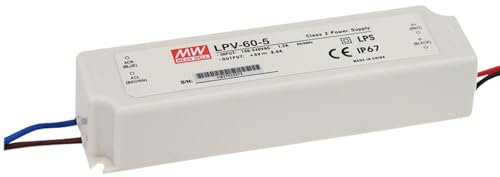 LED Netzteil 40W 5V 8A ; MeanWell, LPV-60-24 ; Schaltnetzteil