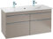 V&B WT-Unterschrank VENTICELLO A92901DH 1153x590x502mm GR Vers. 1 ch gls wh