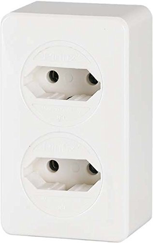 Eaton 178971 Steckdose 2-fach mit EURO2-Adapter, Stecktechnik ohne Zuleitung