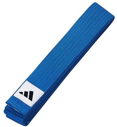 Adidas ADIB220D Ceinture pour kimono Modèle Club en piqué de coton, - Bleu