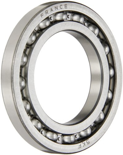 SKF 16011 Radial Bearing, Single Row, Deep Groove Design, ABEC 1 Precision, Open, Normal Clearance, Steel Cage, Metric, 55mm Bore, 90mm OD, 11mm Width, 14000lbf Static Load Capacity, 19500lbf Dynamic Load Capacity