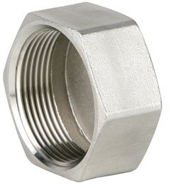 KI Edelstahl Kappe Gewindekappe Schraubkappe V4A Gewindefitting 3/4