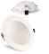 IsoLED LED Downlight LUNA 12W weiss, indirektes Licht, warmweiss
