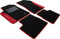 Il Tappeto Auto bestickte Color Line Fußmatten ND rot
