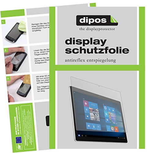 dipos I 2x Screen Protector matte compatible with Alcatel PLUS 12 Protection Films