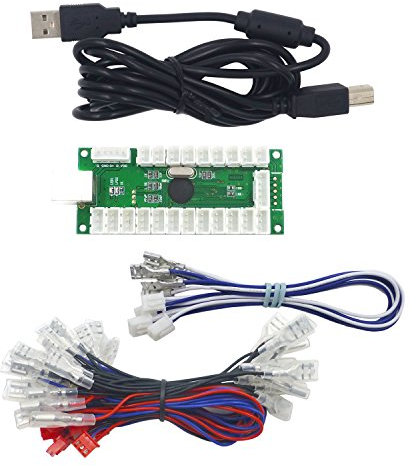 SJ@JX Arcade LED USB Encoder Arcade Joystick Arcade LED Button Zero Delay Arcade Kit 5V LED PC MAME Retro Pie