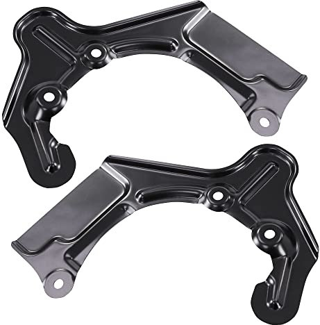 BESTPRICE 2x Ankerblech vorne links & rechts Spritzbelch Deckblech für Bremsscheibe Kompatibel mit SEAT AROSA (6H1), VW LUPO I (6X1, 6E1), POLO (6N2), POLO III (6N1)