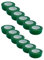 12x Handelskönig Klebeband (Karton) Dampfsperre Dampfbremsfolie GRÜN 50mm x 25m