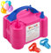 Electric Air Balloon Pump, Portable Dual Nozzle Electric Balloon Blower Air Pump Balloons Inflator for Decoration, Party, Sports, Gifts: 2 Balloon Tying Tools