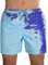 Nemopter Herren-Badeshorts, Farbwechsel, lustig, für Männer, Bademode, Herren, Shorts, Strand, für den Sommer, Blau mit dunkelblauem Farbwechsel., XL
