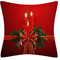 qiaoxiahe Rote Weihnachten Kissenbezug Dekorative Pfirsichhautflusen Gemütliche Moderne Dekokissenbezug Kissenbezug Federkissenbezüge Kissen Für Sofa Schlafzimmer 45x45 cm