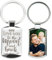 Eliphs Personalised Keyring Xmas Keyring :Dad Photo best Grandad fathers day keychain,Dad gifts from Daughter Engraved Message Christmas keytag in Box Daddy Birthday prasant (Love Moon Dad)