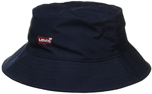 Levi's Herren & Unisex MID Batwing Packable Bucket Hat, Navy Blue, L