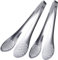 MSY BIGSUNNY 28 cm Küchenzange Set aus Edelstahl ServierzangeBuffet Zange (silberfarben, 2 Stück, 28 cm)