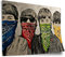Printistico Poster Banksy - Beatles Portrait Mund verdeckt mit Halstuch Street Art Graffiti Kunstdruck ohne Rahmen, Wandbild - A4, A3, A2, A1, A0, XXL - Wohnzimmer, Schlafzimmer, Küche, Deko