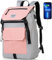 YAMTION 17 Rucksack Laptop Damen Schulrucksack Mädchen Teenager Rucksack Schule Frauen Schulranzen Schultasche mit Laptopfach Tagesrucksack Damen für Universität Studium Büro