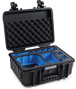 B&W Transportkoffer Outdoor für Drohne DJI Avata, Pro-View Combo, Explorer Combo und Fly More Set - Typ 4000 schwarz - wasserdicht nach IP67 Zertifizierung, staubdicht, bruchsicher und unverwüstlich