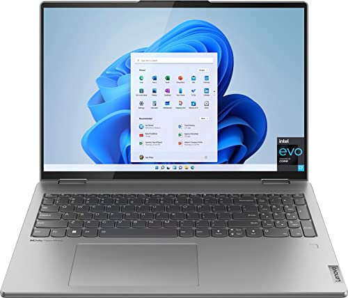 Lenovo Yoga 7i 2-in-1 Laptop | Intel 12-Core i7-1260P Processor | 16 2.5K Touchscreen | Iris Xe Graphics | 16GB DDR5 | 1TB SSD | Backlit Keyboard | Fingerprint | WI-FI 6e | USB4.0 | Windows 11 Home