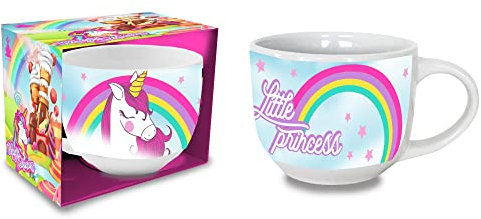 Tazza in ceramica, Unicorno, tazza larga jumbo, 380 ml, in scatola
