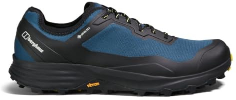 Berghaus Men's Vc22 Multisport Gore-tex Waterproof Mid Walking Trail Hiking Shoes Boots, 13, Jet Black Hale Navy Corn Husk, 43 EU