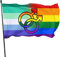 MLM (Man-Loving Male) Flagge 3 x 5 Ft Flagge einseitiges Druckbanner Willkommensparty Outdoor-Flagge