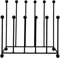 DT IRONCRAFT Welly Boot Rack - 6 Pairs Wellington Stand for Indoor and Outdoor - Shoe Holder Muddy Boot Storage Organizer