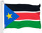 G128 Südsudanesische Flagge,90x150 cm,LiteWeave Pro Serie bedruckt 150D Polyester,Länderflagge, für drinnen und draußen, lebendige Farben, Messingösen, dicker und langlebiger als 100D 75D Polyester