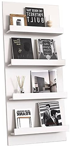 BREALA zeitungsständer Weißer Zeitschriftenständer Prospektständer, Freistehender Literatur-Informationsständer, Ausstellungsräume und Geschäfte Zeitungsmappenhalter (Size : 63 Height)