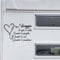 Adesivo sticker camper frase frasi OGNI VIAGGIO LO FAI 3 VOLTE -caravan roulotte- accessori grafiche fiancata scegli colore cod.1979 (070 Nero, cm 57 x 40)