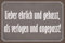 Holzschild 30x40cm Lieber ehrlich und gehasst als verlogen und angepasst Spruch Leben Gesellschaft