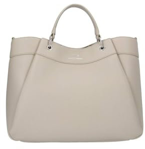 Armani Exchange Women's Essential, Wave, silver printed logo Shopping L, Grey, One size