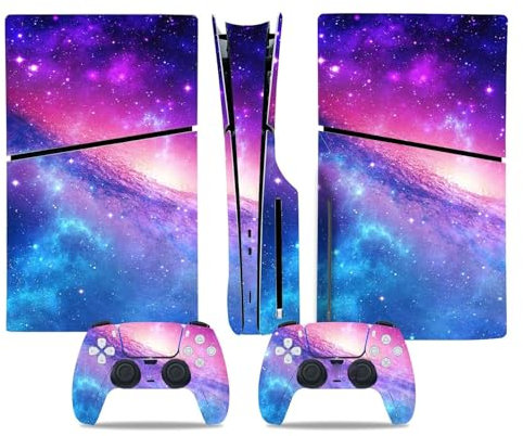 Konsolen Remote Skin Für PS5 Slim Skin Disc Edition & Für PS5 Slim Skin Digital Edition Konsole Und Controller Vinyl Cover Skins Wraps Kratzfest Kompatibel 28544 Skins Wraps Geschenk (Size : Digital