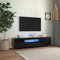 Générique Meuble TV avec lumières LED Noir 160x35x40 cm,Meubles,Meubles TV,30 kg,Noir,804428