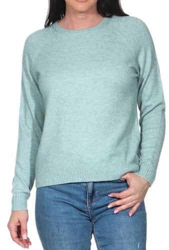 ONLY Damen Onllesly Kings L/S Knt Noos Pullover 15170427 ,Gray Mist ,S