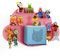 DUHARS Metal Wall Floating Cloud Shelf for Tonies & Tonies Box, Magnetic Shelf for 35 Characters, with Charger Station Holder, for Kids Room, Playroom Storage Shelves